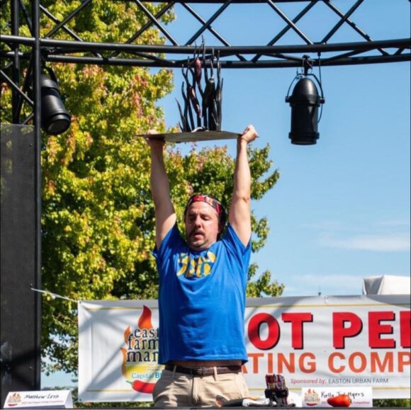Hot Pepper Eating Contest Easton Farmers' Market
