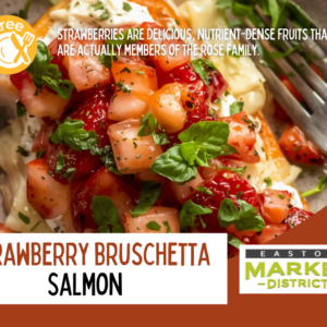 Webpage Recipe Card Post Image (2) Strawberry Bruschetta Salmon